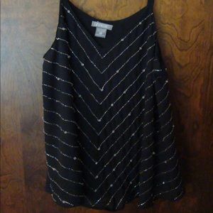 Angie black tank top